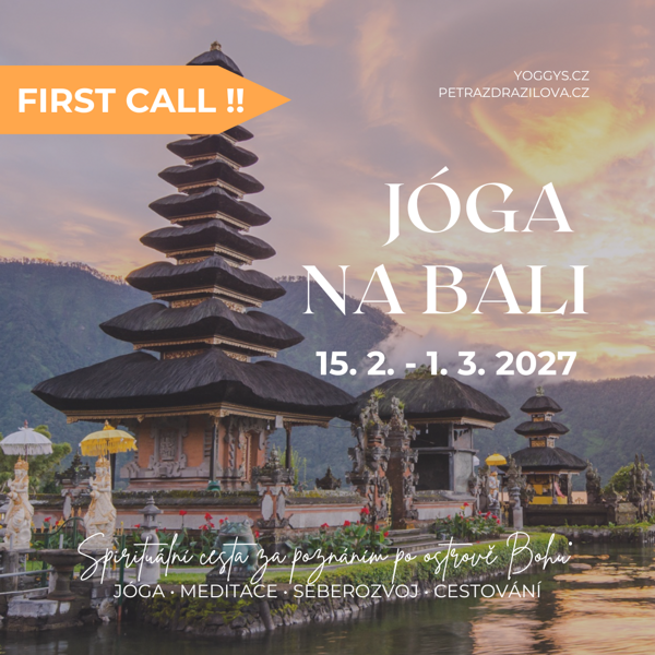 Jóga na Bali, únor 2027