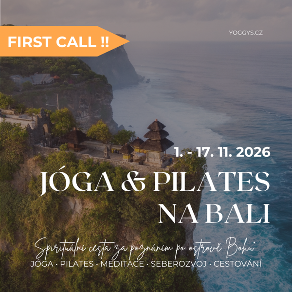 Jóga a pilates na Bali, listopad 2026