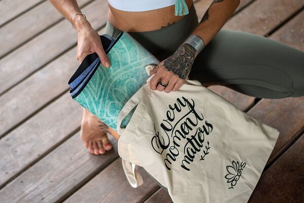 Cestovní podložka na cvičení