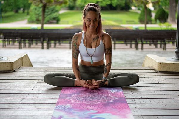 cestovní jógová podložka