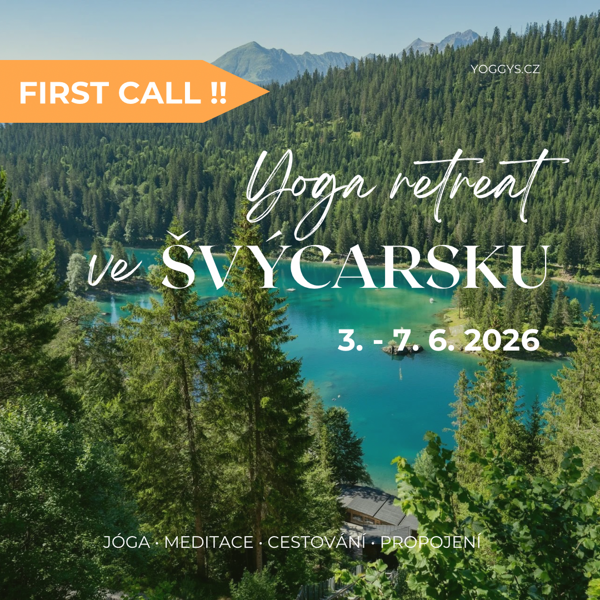 Jóga retreat Švýcarsko For Soul, červen 2026