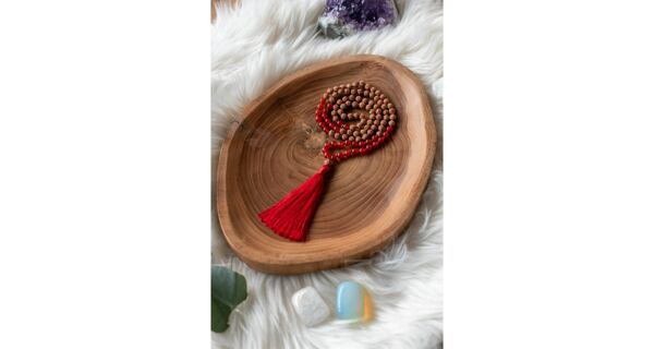 meditační mala karneol