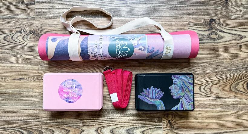 Multipack set s profesionální podložkou a pomůckami na jógu