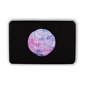 Cihlička na jógu černá EVERY MOMENT MATTERS