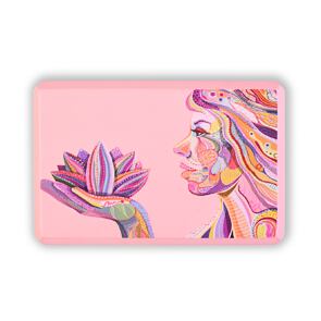 Cihlička na jógu růžová LOTUS BLOSSOM