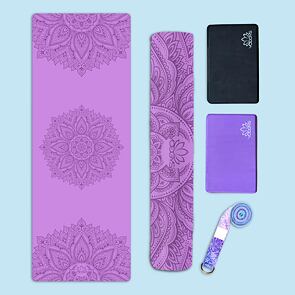 MULTIPACK SET NA JÓGU BASIC MANDALA LILA