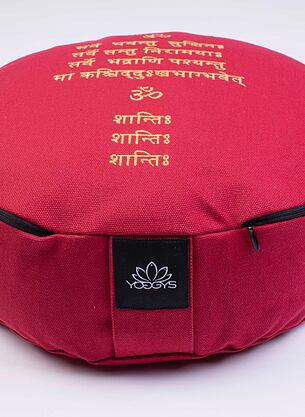 Meditační polštář červená MANTRA