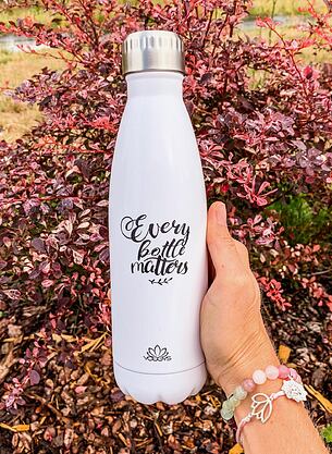 Láhev na vodu 500 ml BÍLÁ