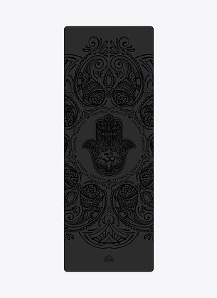 Neklouzavá podložka na jógu HAMSA BLACK