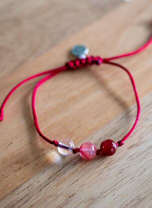 Náramek SIMPLE bordó