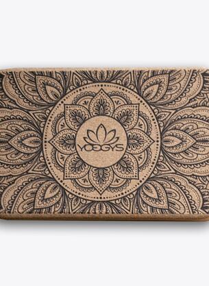 Cihlička na jógu korková NEW MANDALA