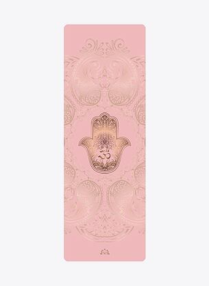 Designová podložka na jógu HAMSA LOVE