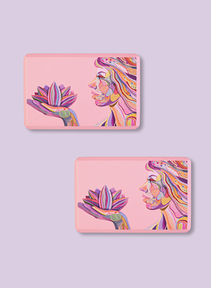 Výhodný set bloků růžová LOTUS BLOSSOM