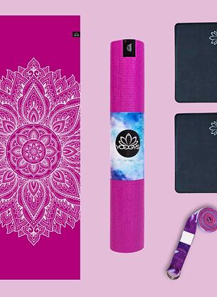 MULTIPACK SET NA JÓGU BASIC purpurová MANDALA