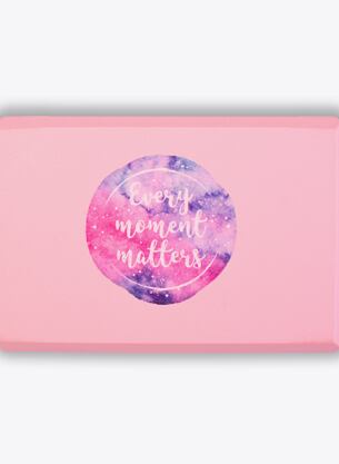 Cihlička na jógu růžová EVERY MOMENT MATTERS