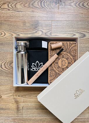 Dárkový set s termo láhví a korkovou cihličkou - BLACK SOUL