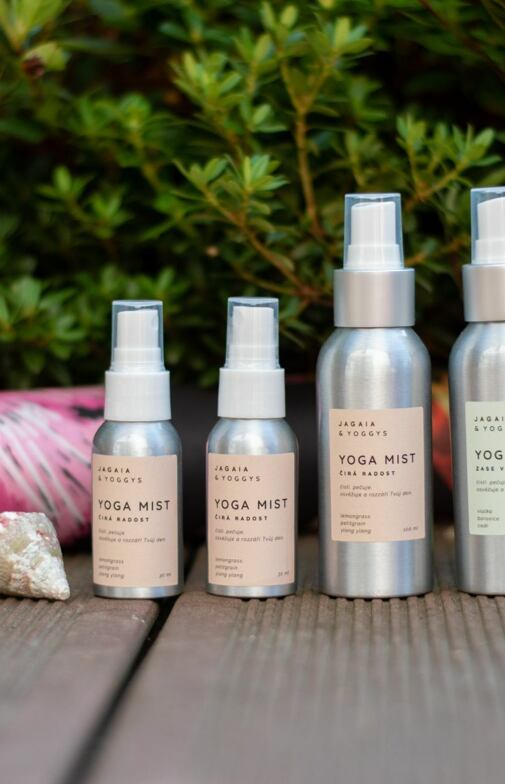 Aromaterapeutický sprej, Yoga mist, čistící sprej na podložku