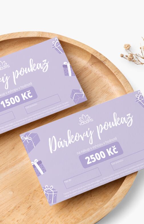 Dárkový poukaz v hodnotě 2500 Kč