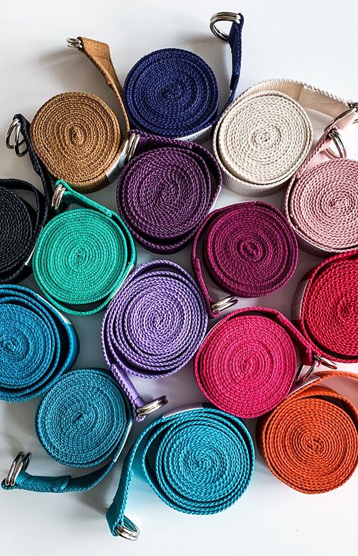 YOGGYS - STRETCHING STRAP jógový popruh [MÁTOVÁ]