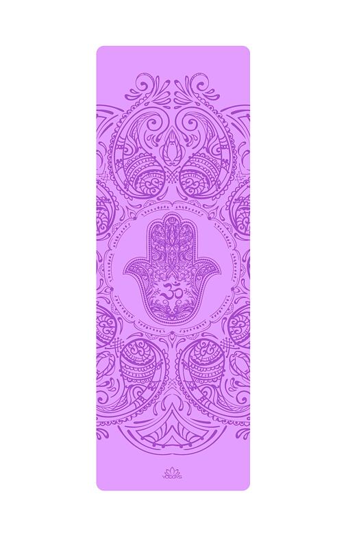 profesionální jógová podložka z přírodní gumy ALL YOGA MAT HAMSA PURPLE