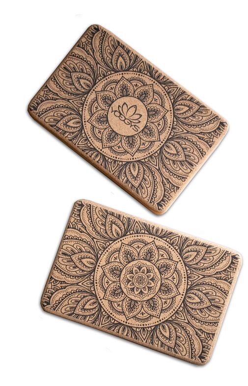 Kruh na jógu DARK MANDALA NATURAL