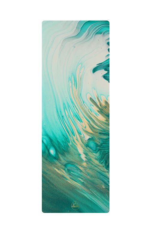 YOGGYS [AQUA] designová jógová podložka z ekologického materiálu, AQUA