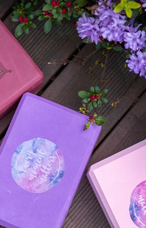 Cihlička na jógu růžová 