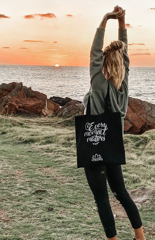 Yoggys eco taška - every moment matters