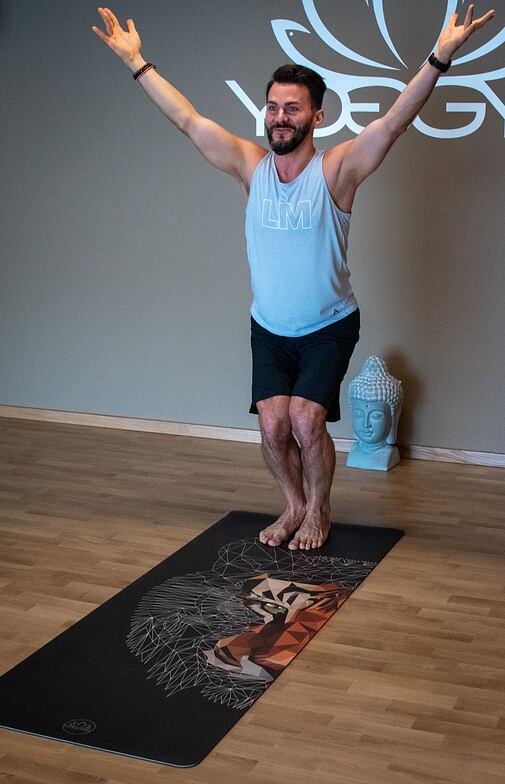 tygr, tiger, rok tygra, jógová podložka, podložka na jógu, jógamatka, yoga mat