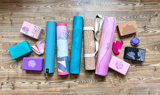 Multipack set s podložkou a pomůckami na jógu dle vlastního výběru