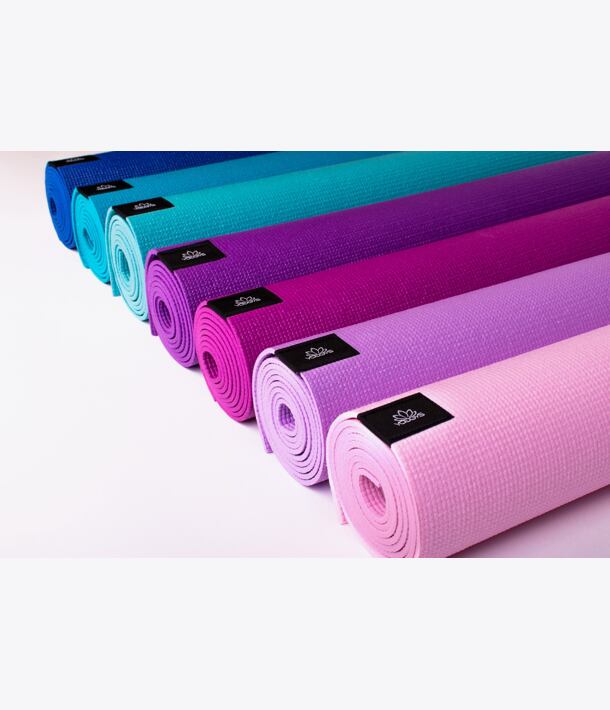 YOGGYS - barevná jógová podložka z PVC materiálu