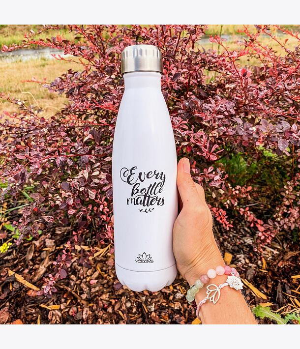 Láhev na vodu 500 ml BÍLÁ