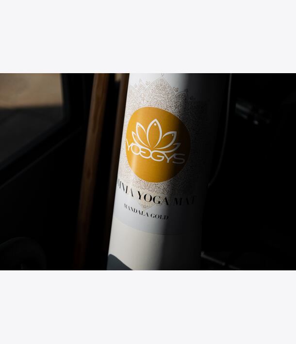 mandala gold, jógová podložka, profesionální podložka na jógu, jógamatka