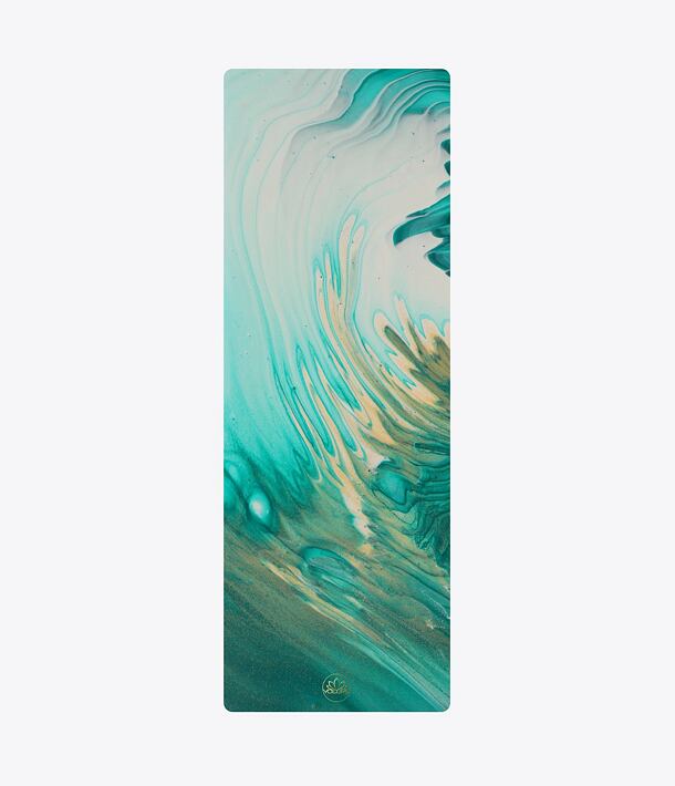 Designová podložka na jógu 5 mm AQUA