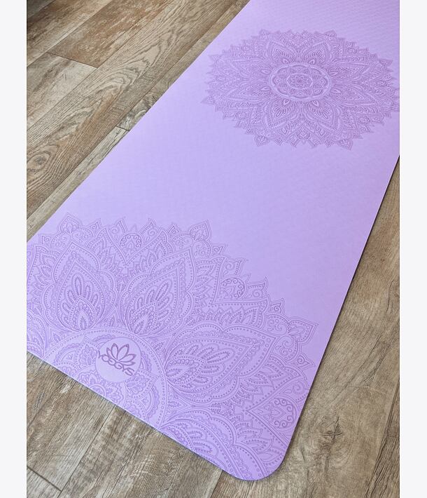 Podložka na cvičení tpe BASIC MANDALA LILA