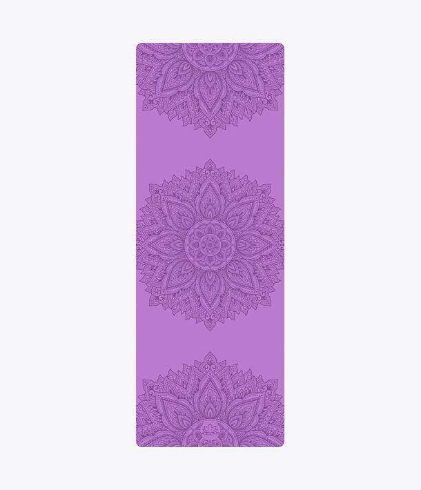 Neklouzavá podložka na jógu MANDALA LILA