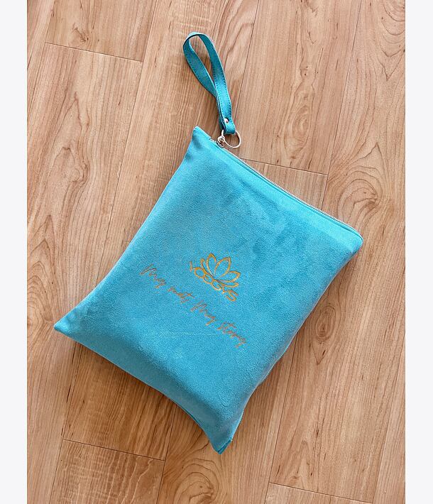 Luxusní přenosná taška na cestovní podložku tyrkysová