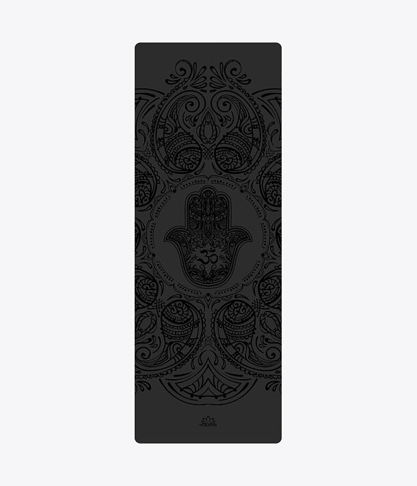 Neklouzavá podložka na jógu HAMSA BLACK