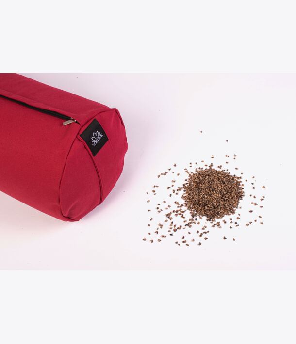 YOGGYS - meditační bolster, červená