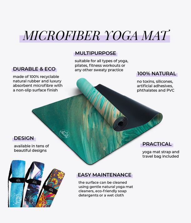 jaká je designová Yoggys podložka, výhody jógamatky