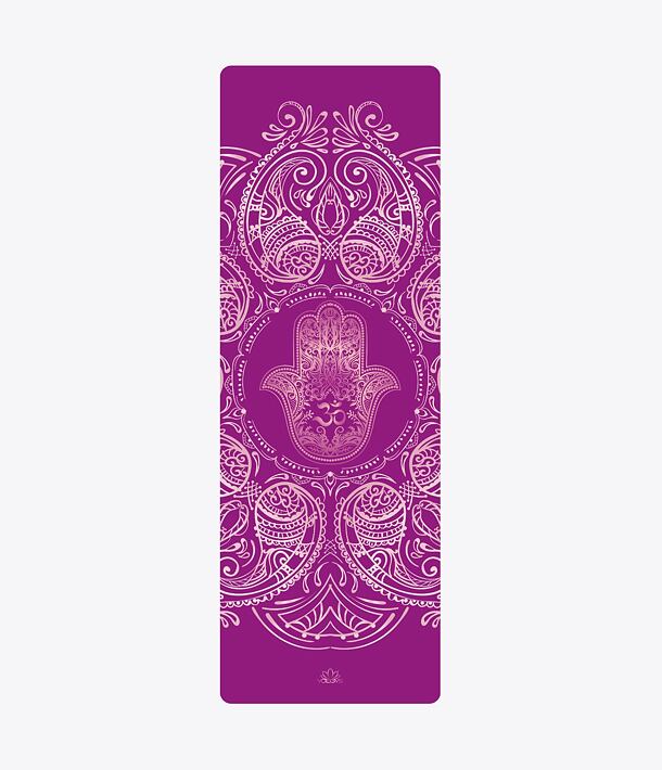 Cestovní podložka na jógu HAMSA PURPLE