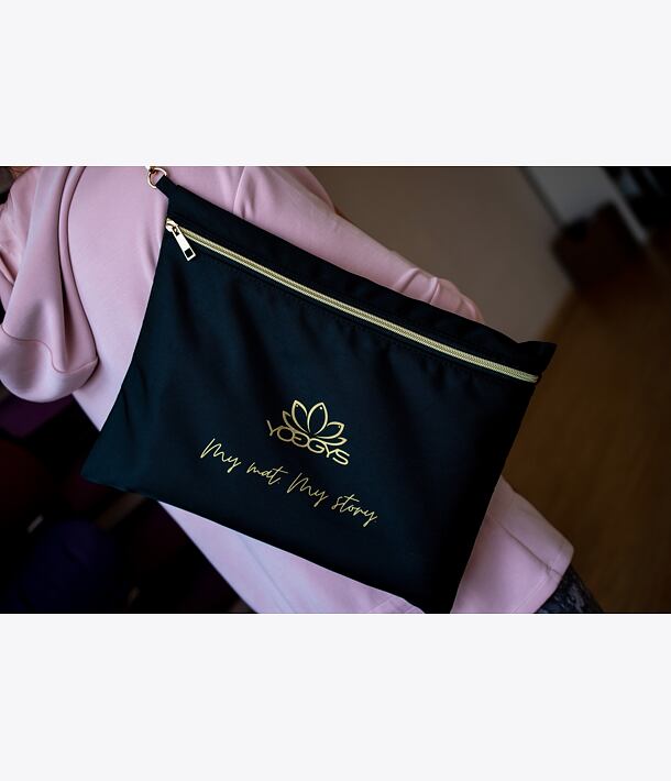 Luxusní přenosná taška na cestovní podložku černá