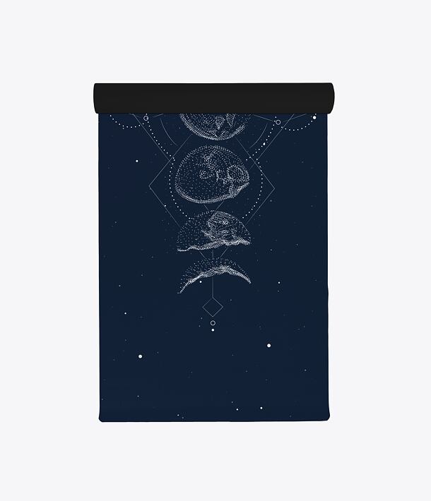 Designová podložka na jógu MOON PHASE