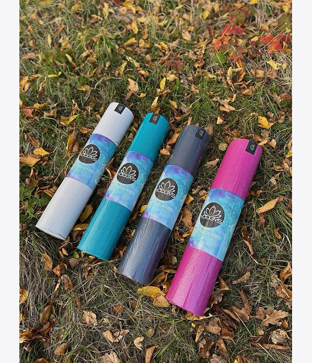 Podložka na cvičení petrolejová MANDALA