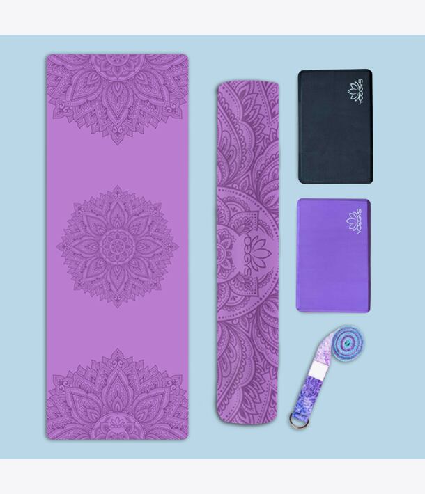 MULTIPACK SET NA JÓGU BASIC MANDALA LILA