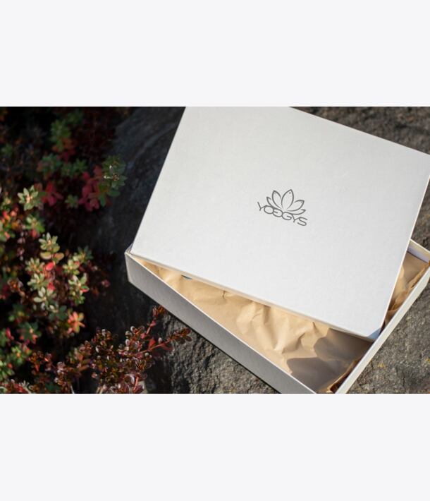 Dárková krabice - krémová