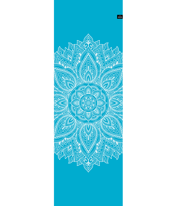 Podložka na cvičení petrolejová MANDALA