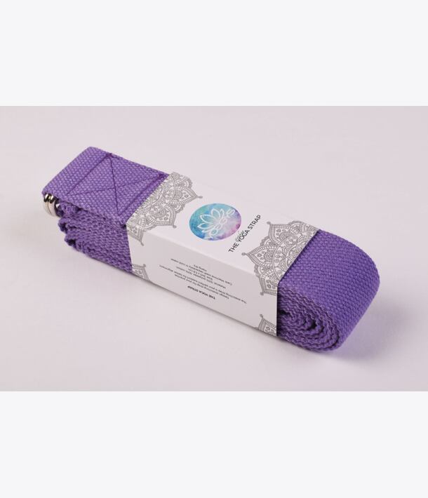 YOGGYS - STRETCHING STRAP jógový popruh [LEVANDULOVÁ]