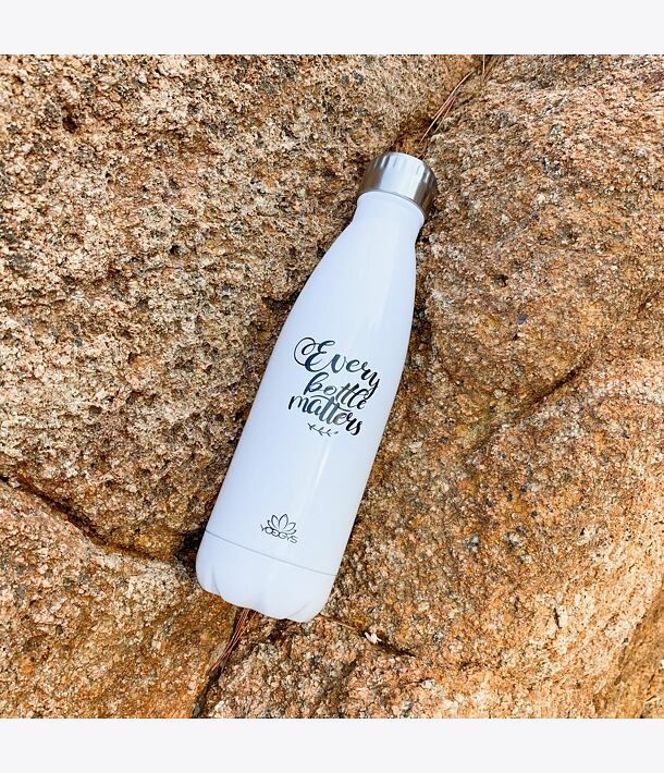 Eko lahev, termo lahev Yogibottle BÍLÁ