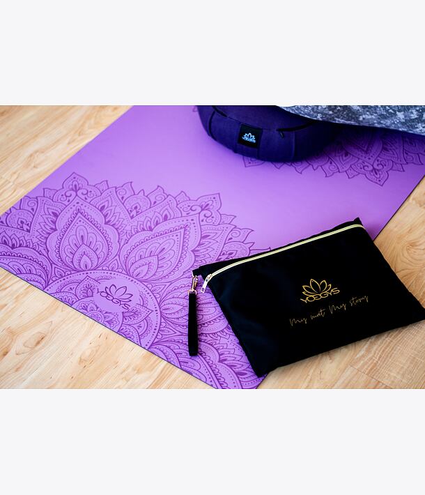 Luxusní přenosná taška na cestovní podložku černá